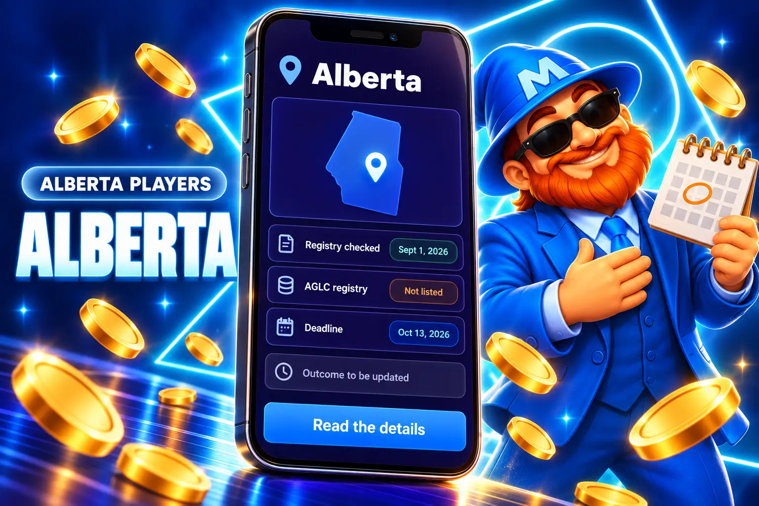 Alberta regulatory status for Canadian online casino players