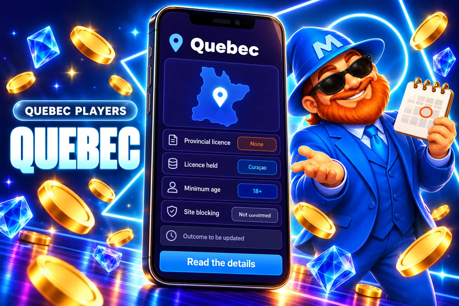 Quebec regulatory status for Canadian online casino players